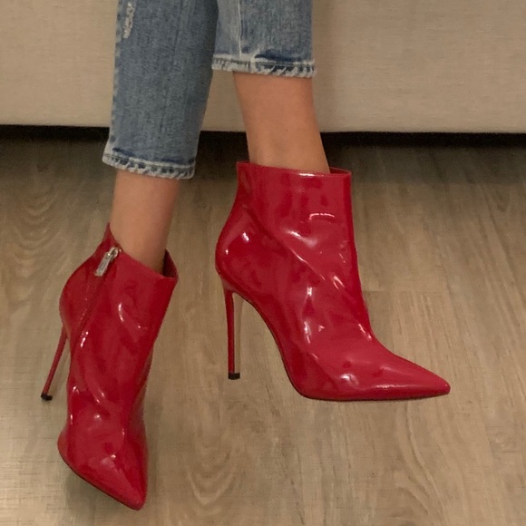 jessica simpson patent leather boots